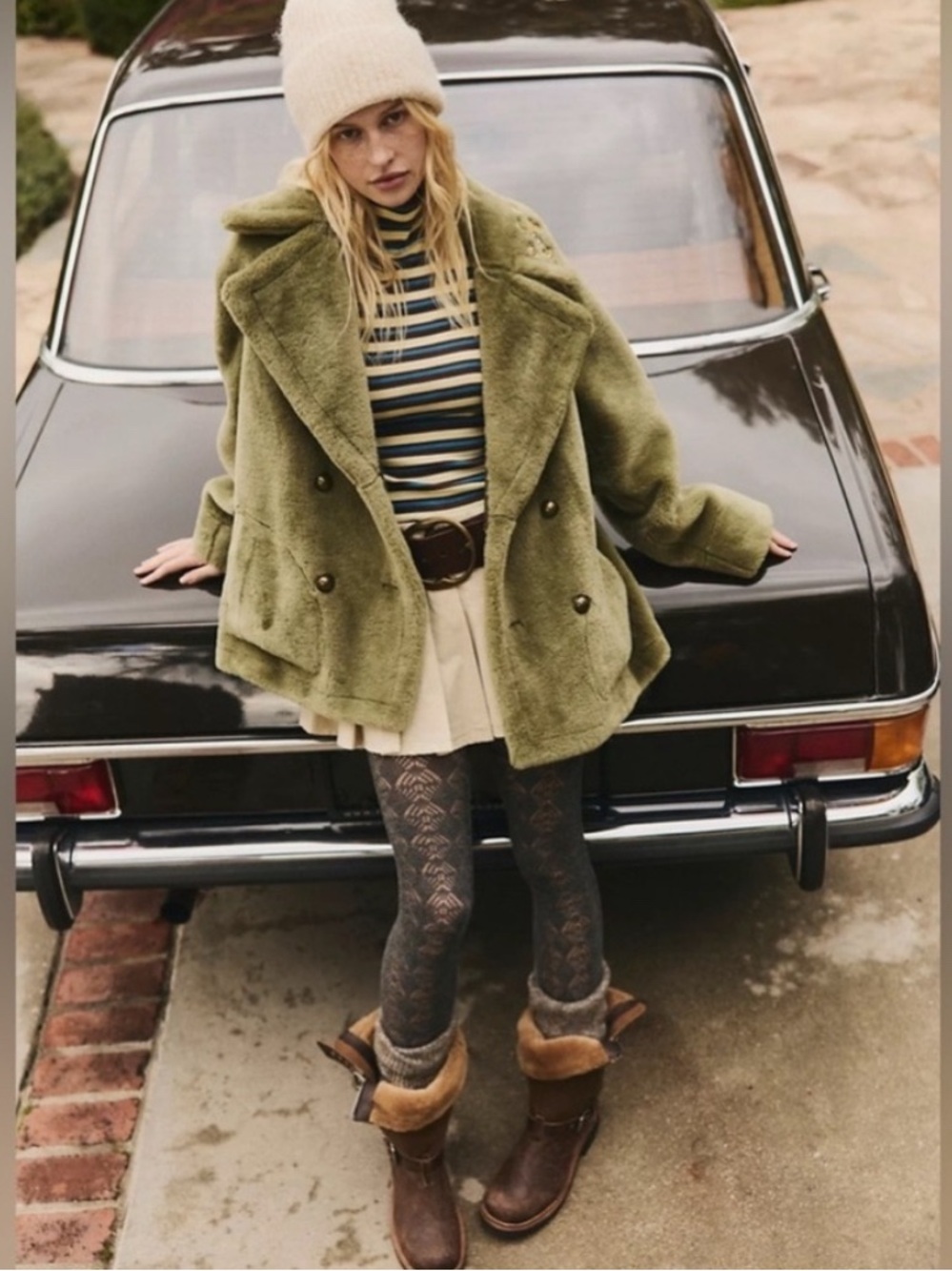 We The Free Mari Reversible Faux Fur Suede Jacket